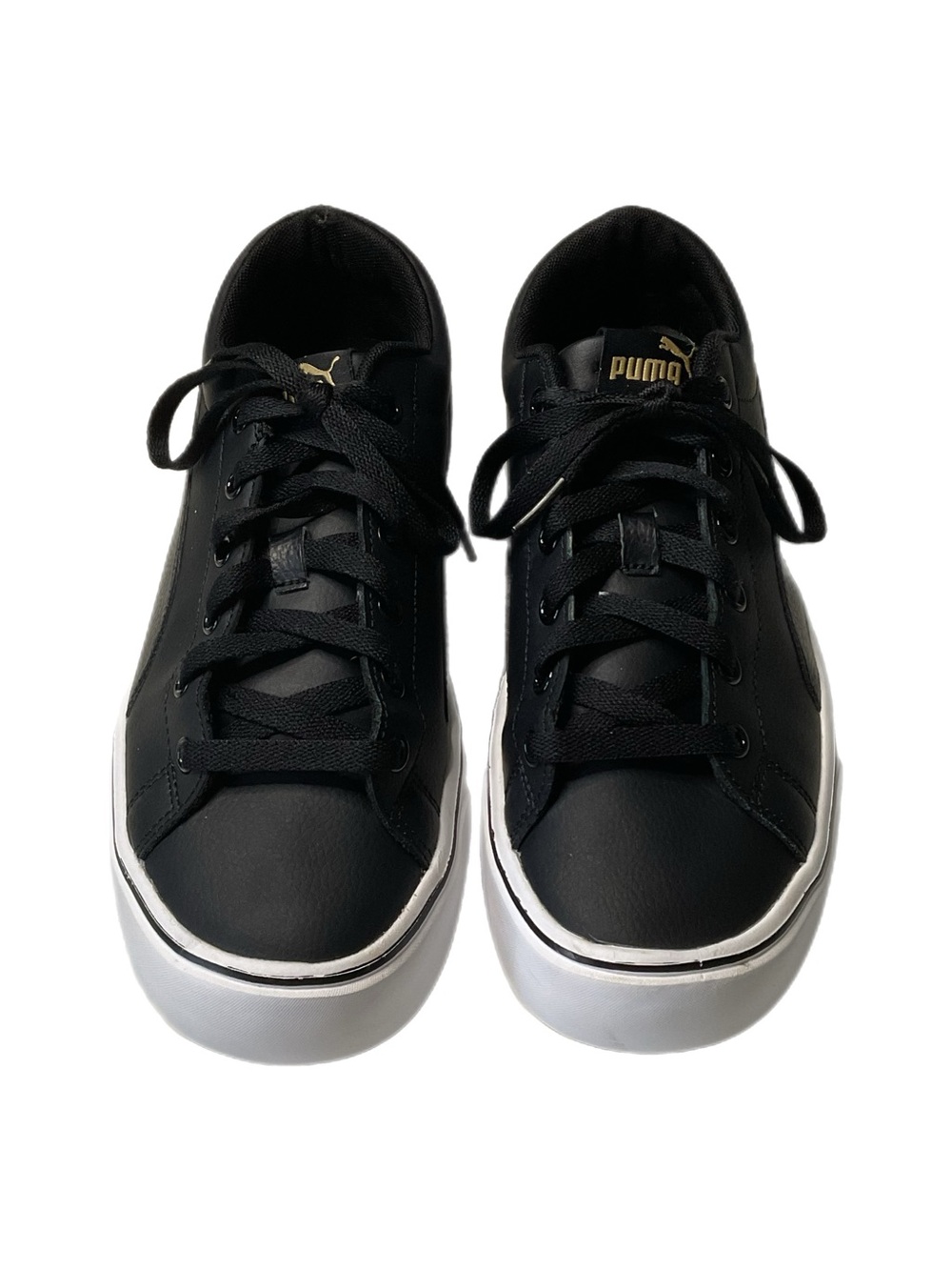 PUMA Kaia Platform L  Sneakers Black/White Women’s 8.5 Low Top  Clean Chunky